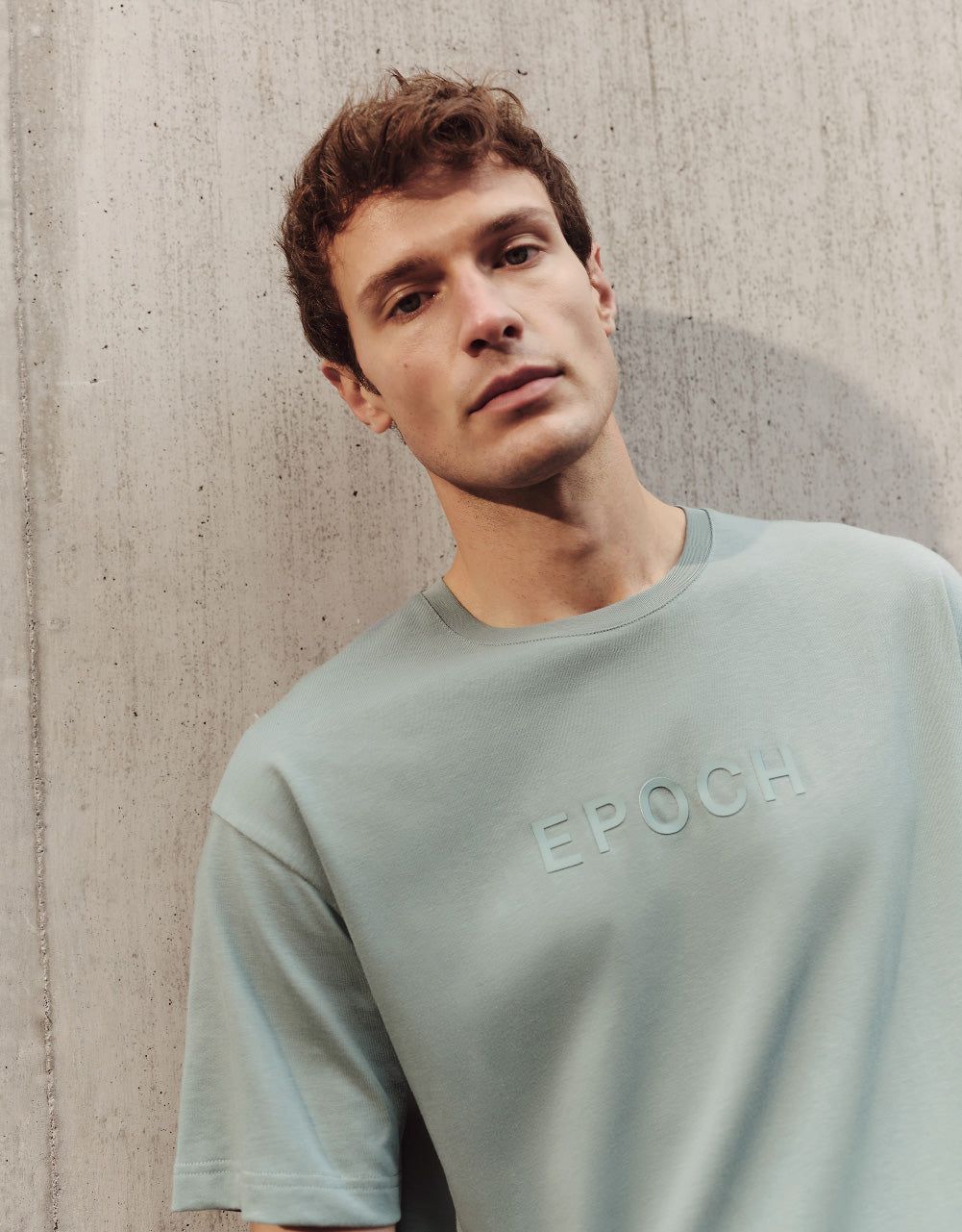 Letters Embossed Crew Neck T-Shirt sold by Urban Revivo product image thumbnail 4