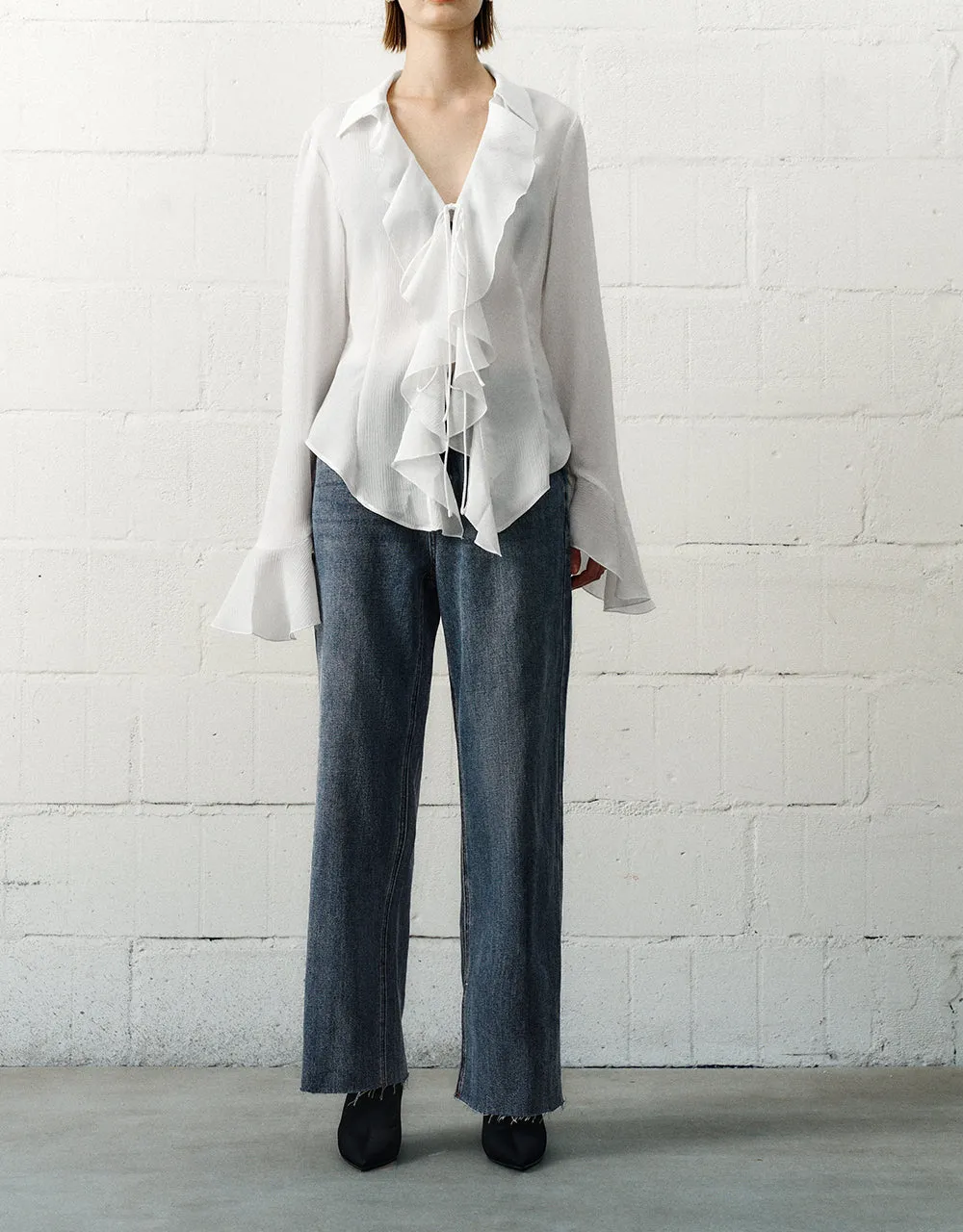 Wide-Leg Jeans sold by Urban Revivo product image thumbnail 2