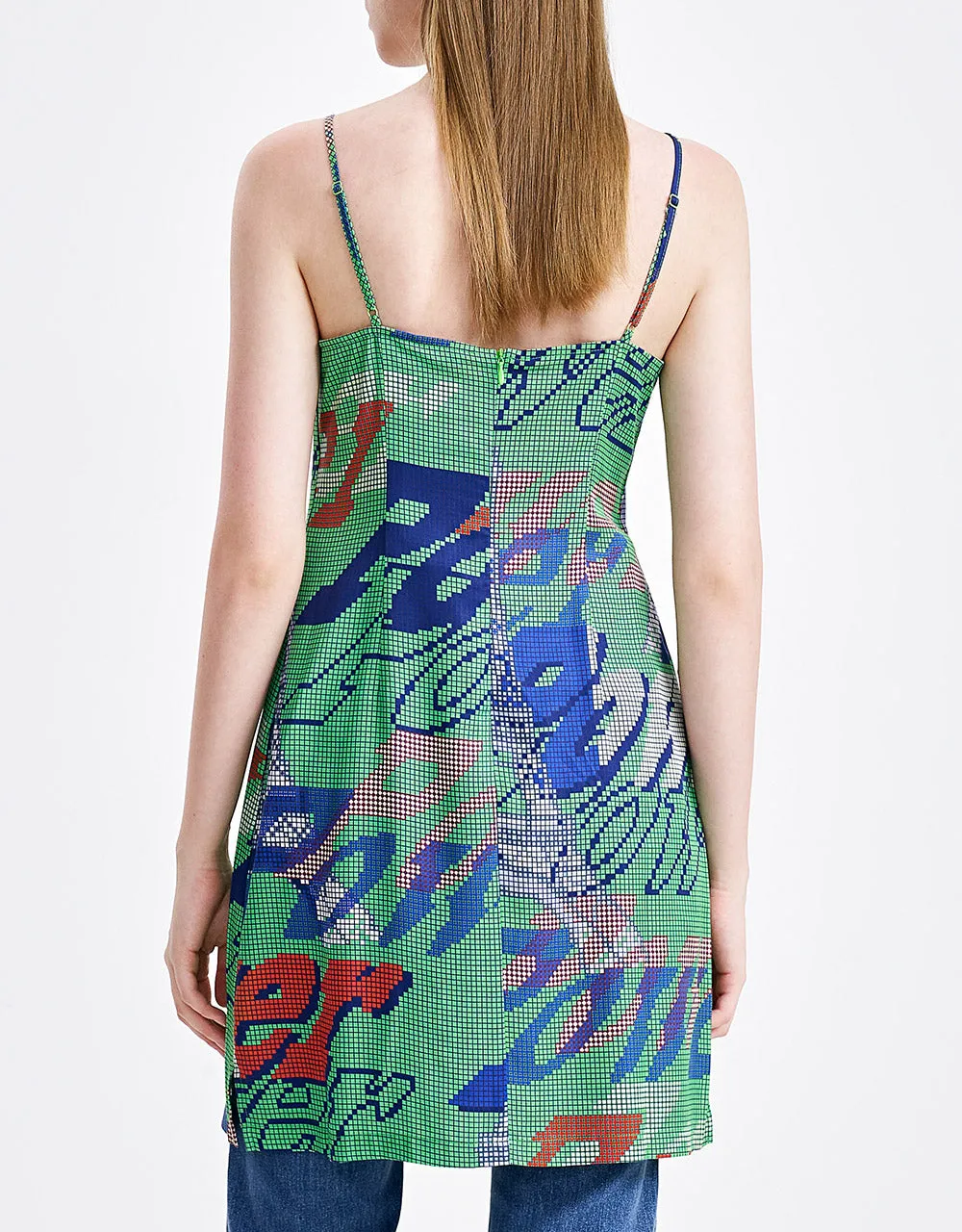 Graffiti Print Cami Mini Dress sold by Urban Revivo product image thumbnail 3