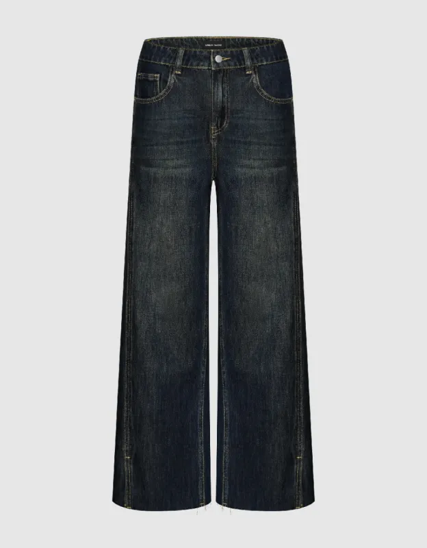 Wide-Leg Jeans sold by Urban Revivo