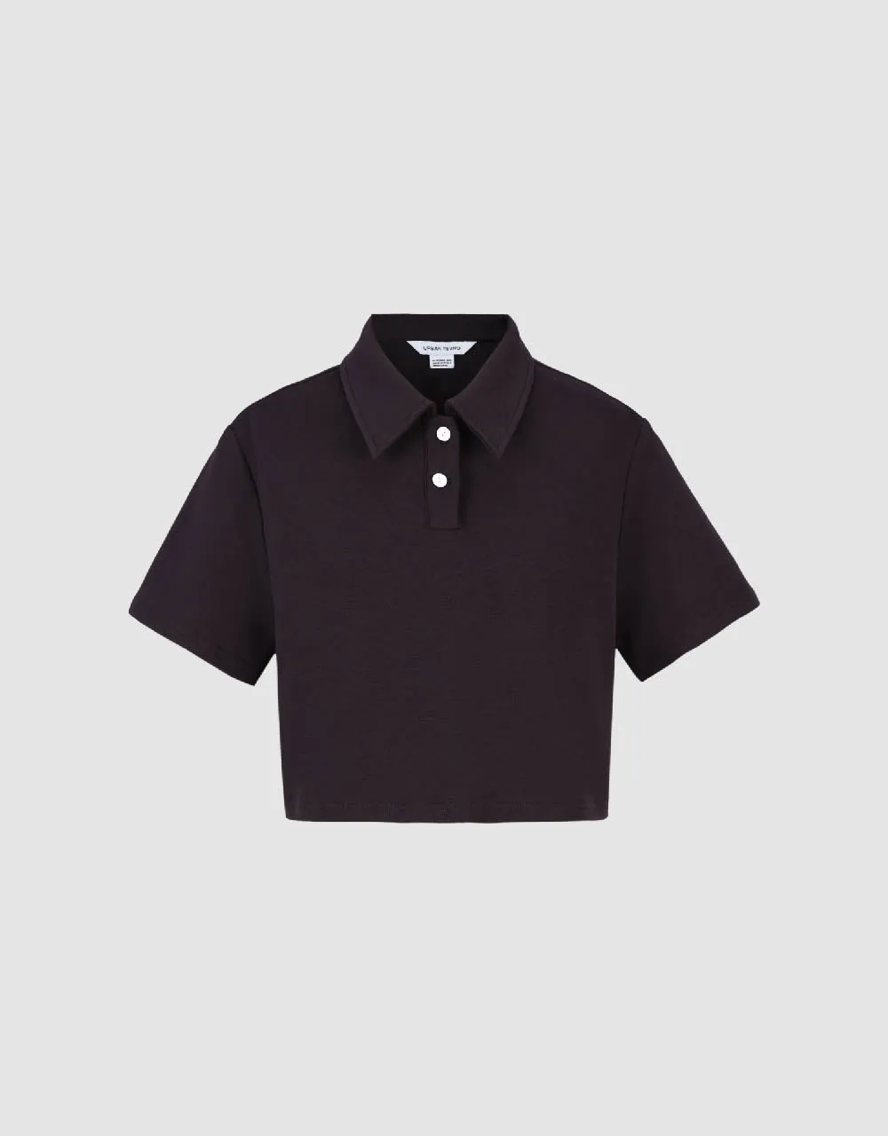 Standard Sleeve Straight Polo Shirt sold by Urban Revivo product image thumbnail 2