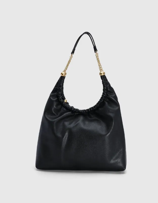 Chained Vegan Leather Shoulder Bag sold by Urban Revivo