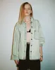 Button Up Straight Denim Shirt sold by Urban Revivo