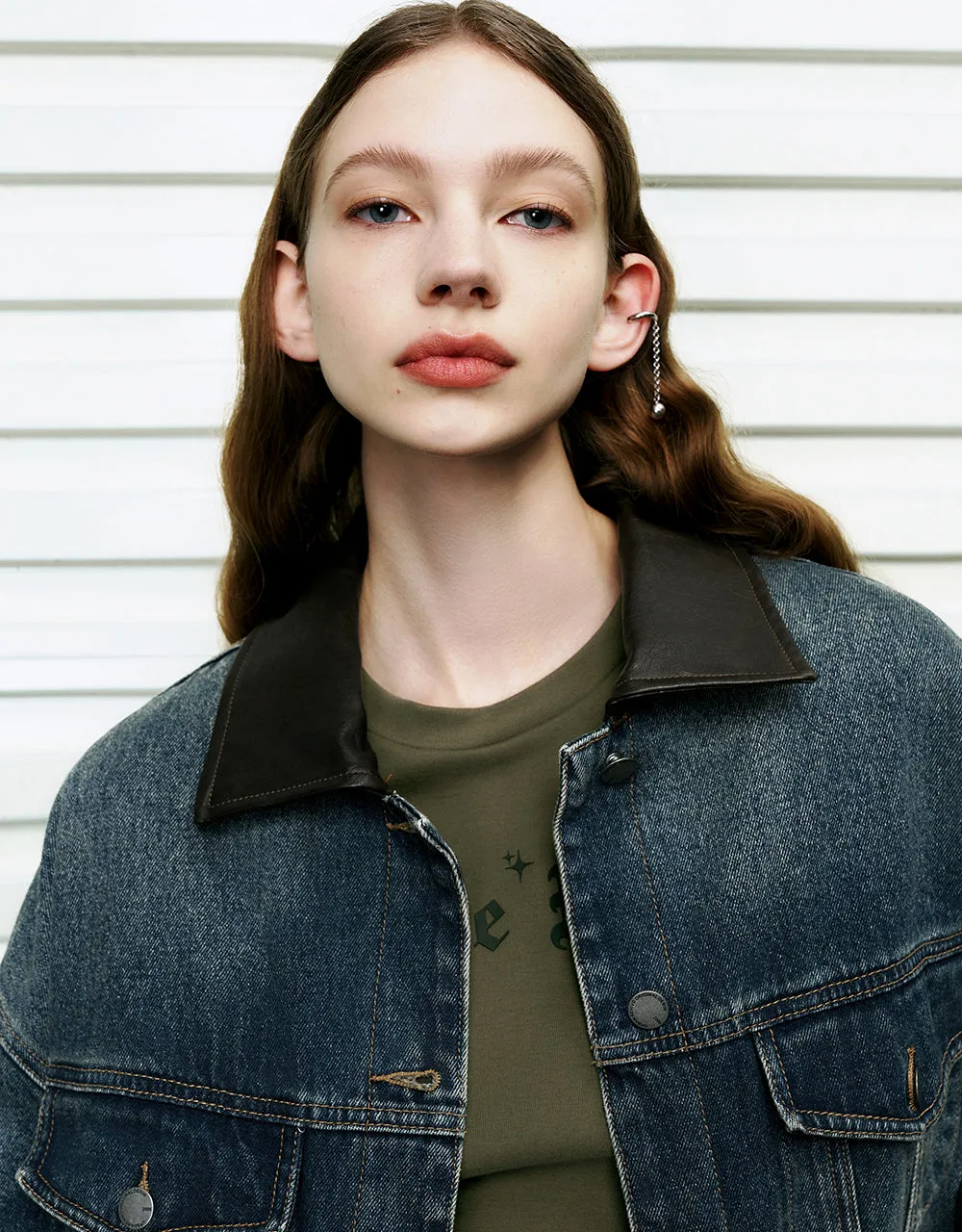 Button Up Denim Jacket sold by Urban Revivo product image thumbnail 5