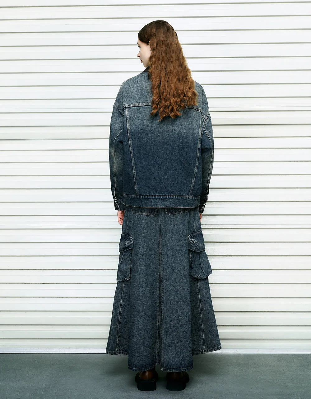 Button Up Denim Jacket sold by Urban Revivo product image thumbnail 4