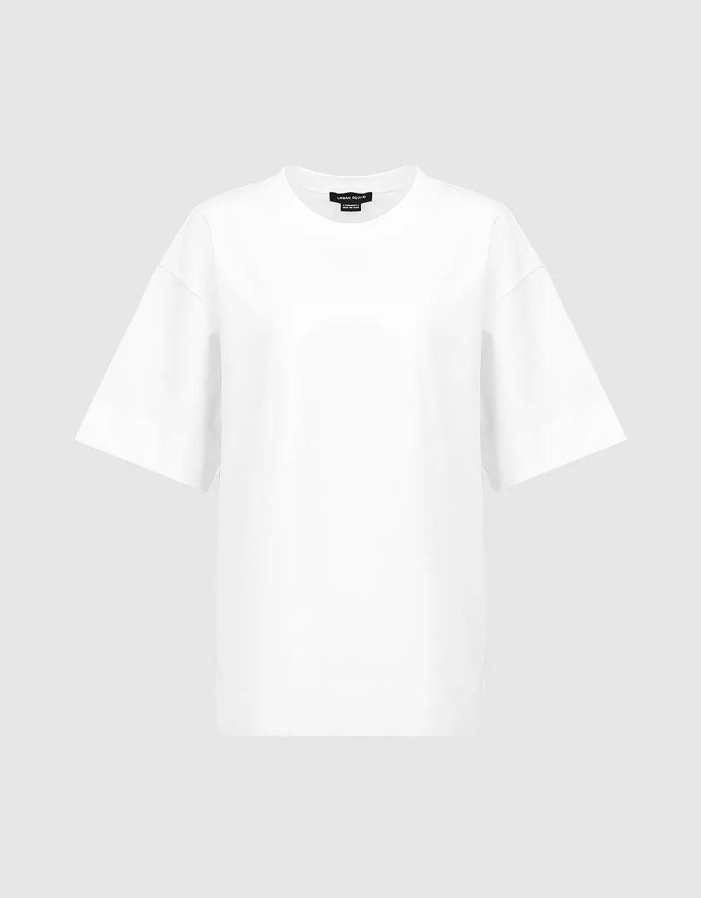 Crew Neck Loose T-Shirt sold by Urban Revivo product image thumbnail 2