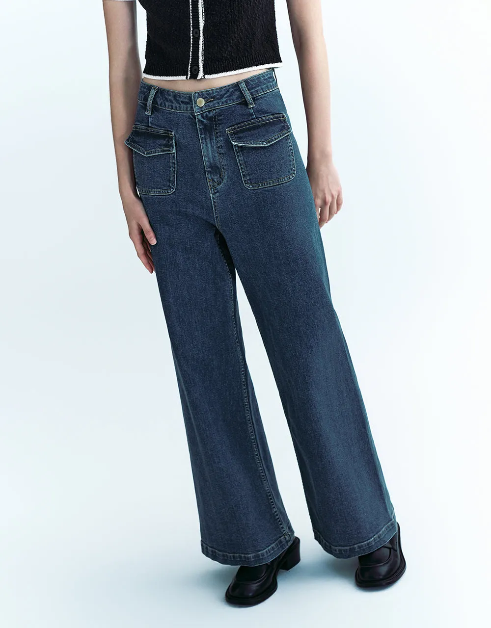 Front Pockets Straight Jeans sold by Urban Revivo product image thumbnail 2
