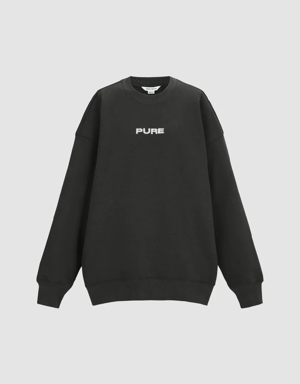 Letter Printed Crew Neck Loose Sweatshirt sold by Urban Revivo product image thumbnail 2