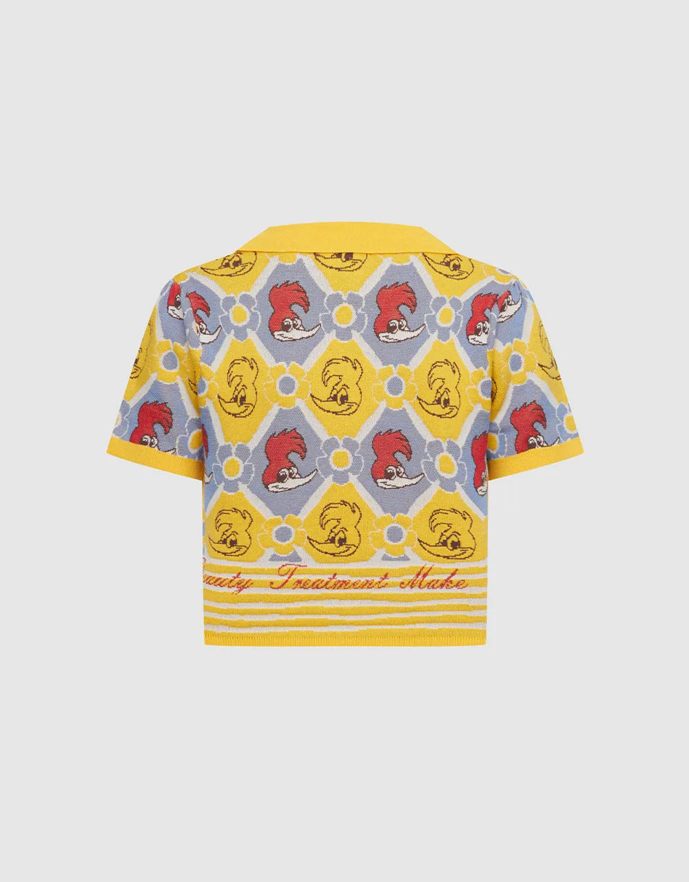 Woody Woodpecker Plaid Knitted Top sold by Urban Revivo product image thumbnail 4