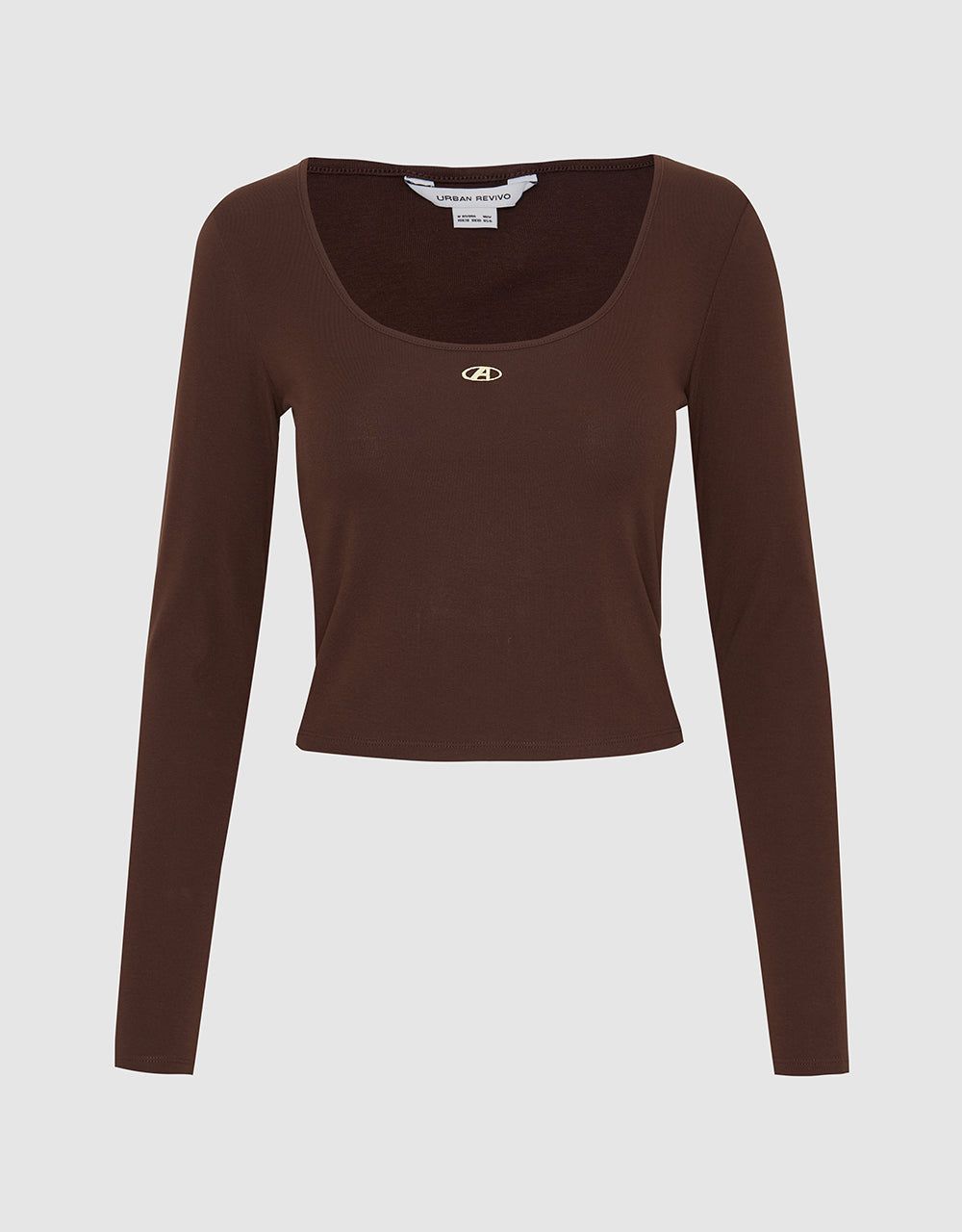 Crew Neck Skinny Knitted T-Shirt sold by Urban Revivo product image thumbnail 2