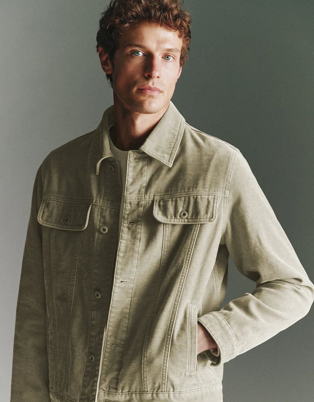 Button Up Denim Jacket sold by Urban Revivo product image thumbnail 3