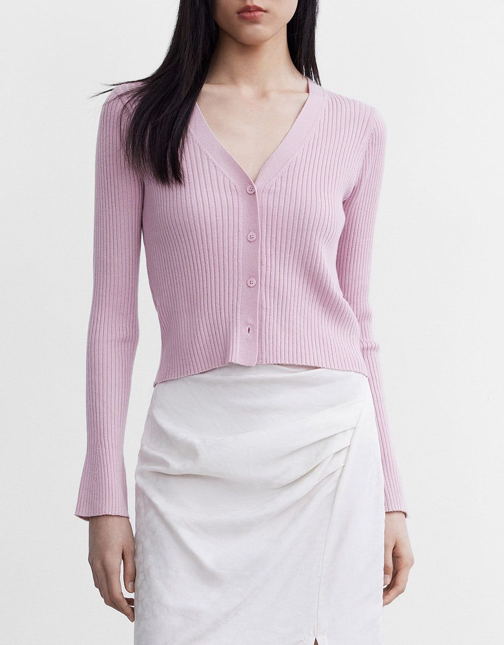 Rib Knit Cardigan sold by Urban Revivo product image thumbnail 2