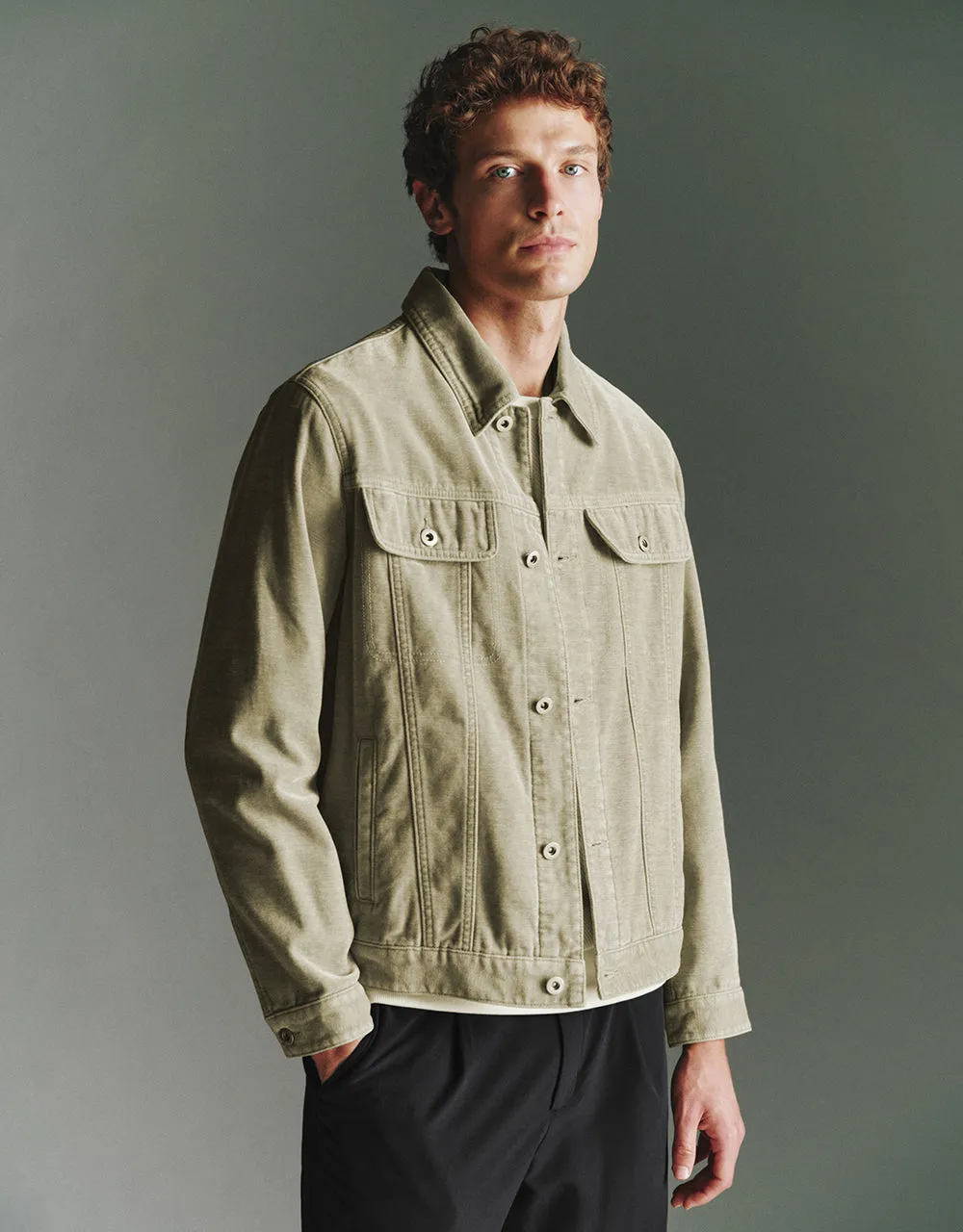 Button Up Denim Jacket sold by Urban Revivo