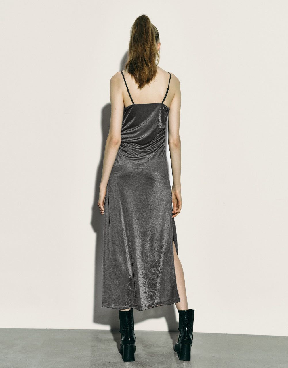 Ruched Straight Cami Dress sold by Urban Revivo product image thumbnail 4