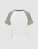 Printed Raglan Sleeve Skinny T-Shirt sold by Urban Revivo