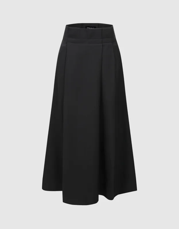 Midi A-Line Skirt sold by Urban Revivo