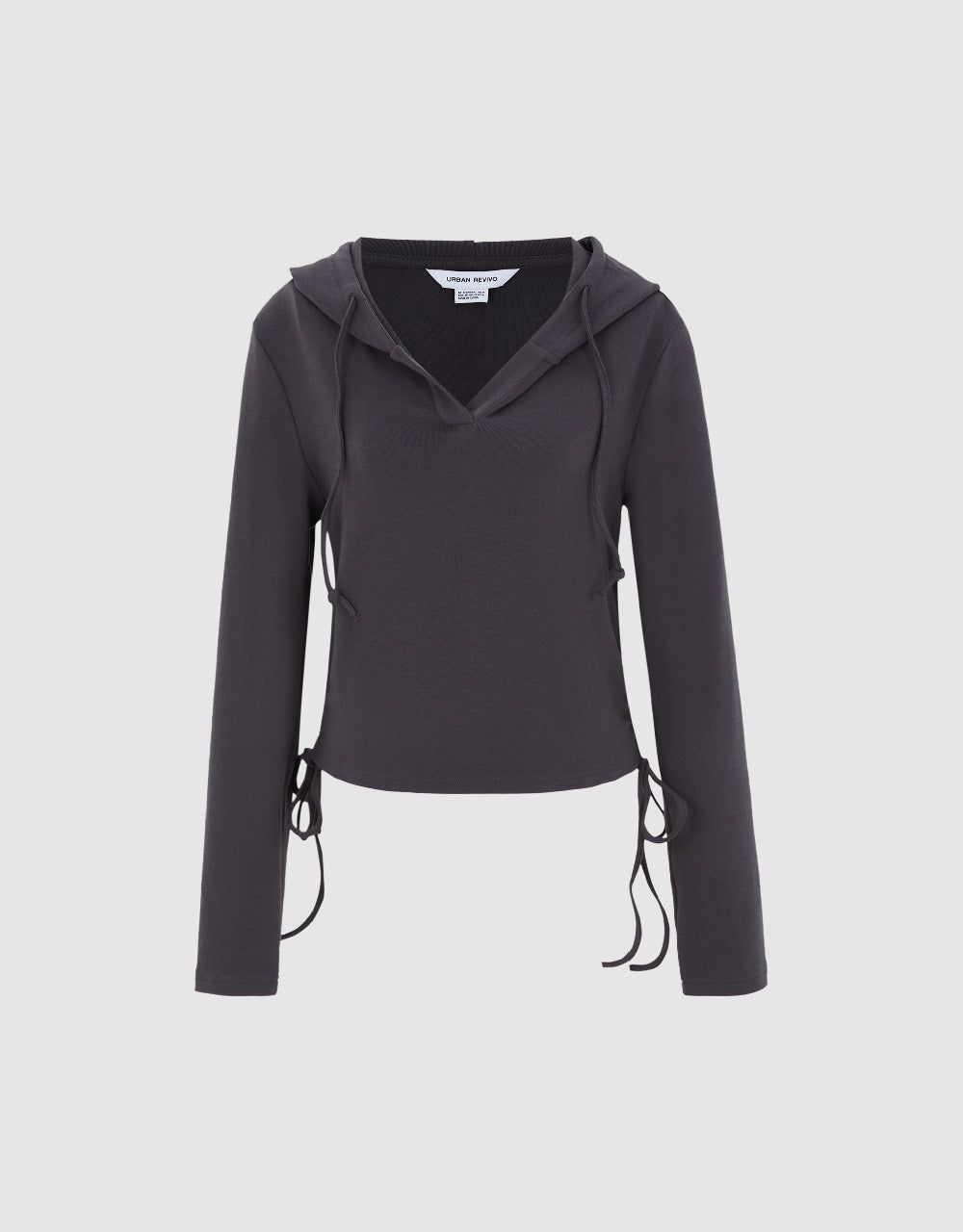 Hooded Skinny Sweatshirt sold by Urban Revivo