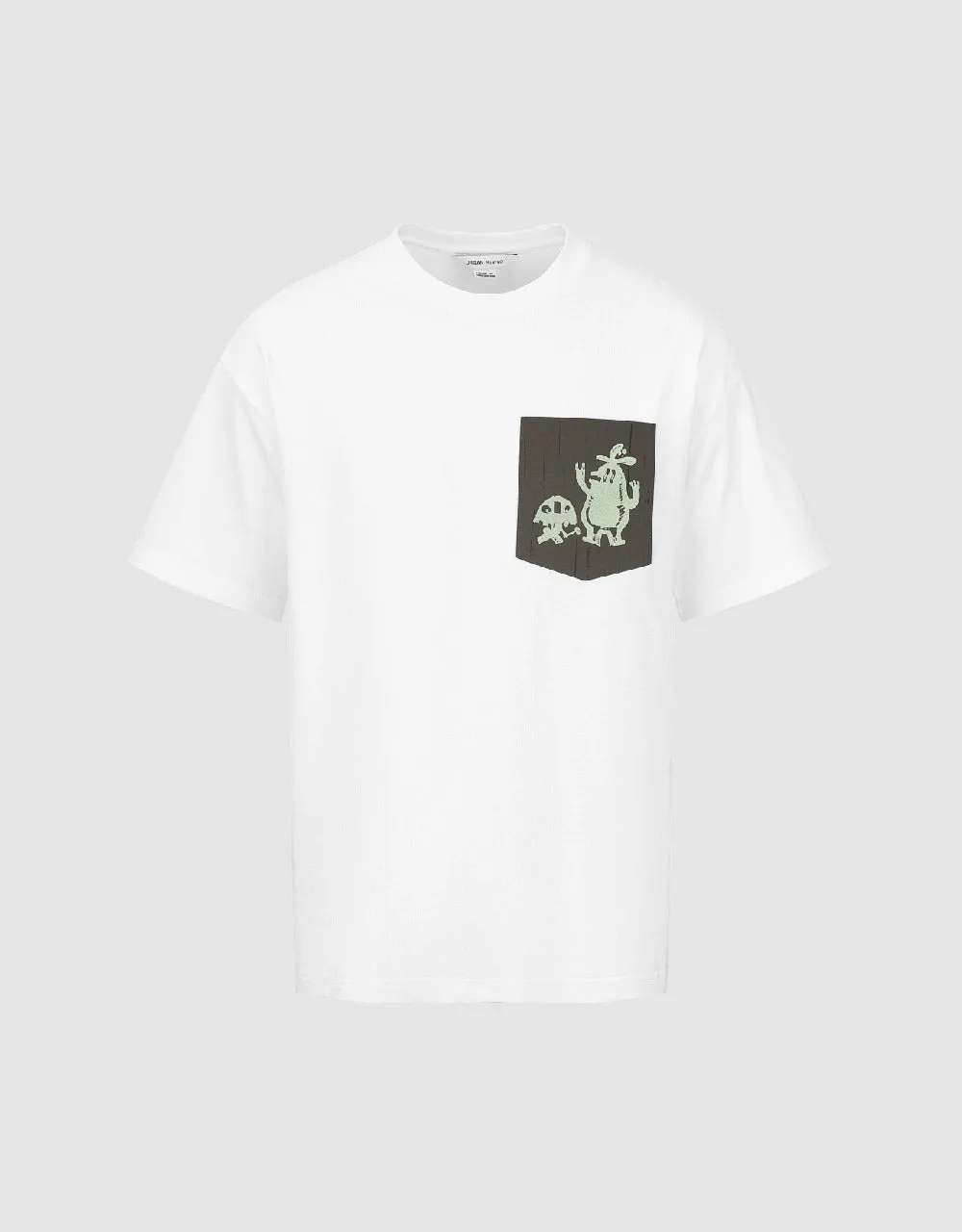 Printed Crew Neck Straight T-Shirt sold by Urban Revivo product image thumbnail 4