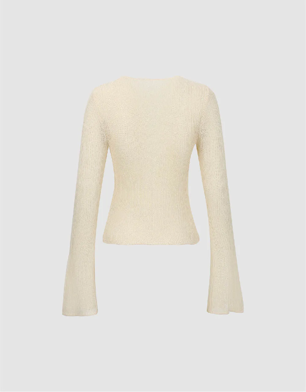 V-Neck Skinny Knitted Cardigan sold by Urban Revivo product image thumbnail 5