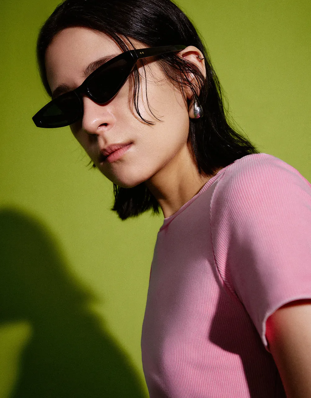 Crew Neck Knitted T-Shirt sold by Urban Revivo product image thumbnail 4