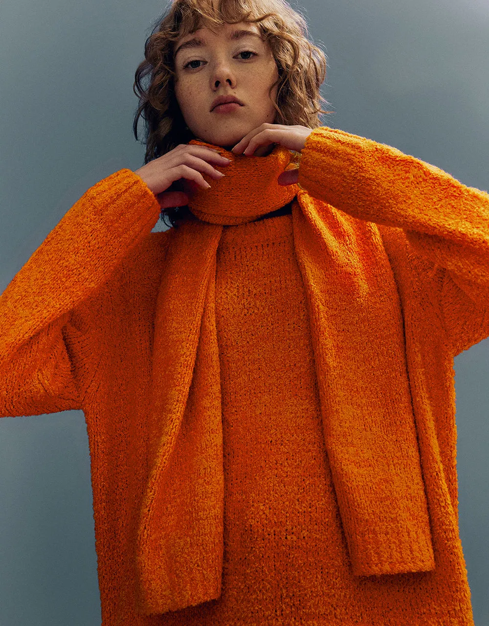 Drop Shoulder Sleeve Crew Neck Knitted T-Shirt sold by Urban Revivo product image thumbnail 4