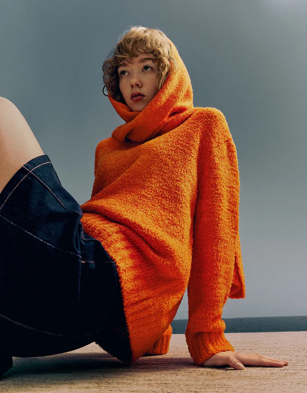 Drop Shoulder Sleeve Crew Neck Knitted T-Shirt sold by Urban Revivo product image thumbnail 3