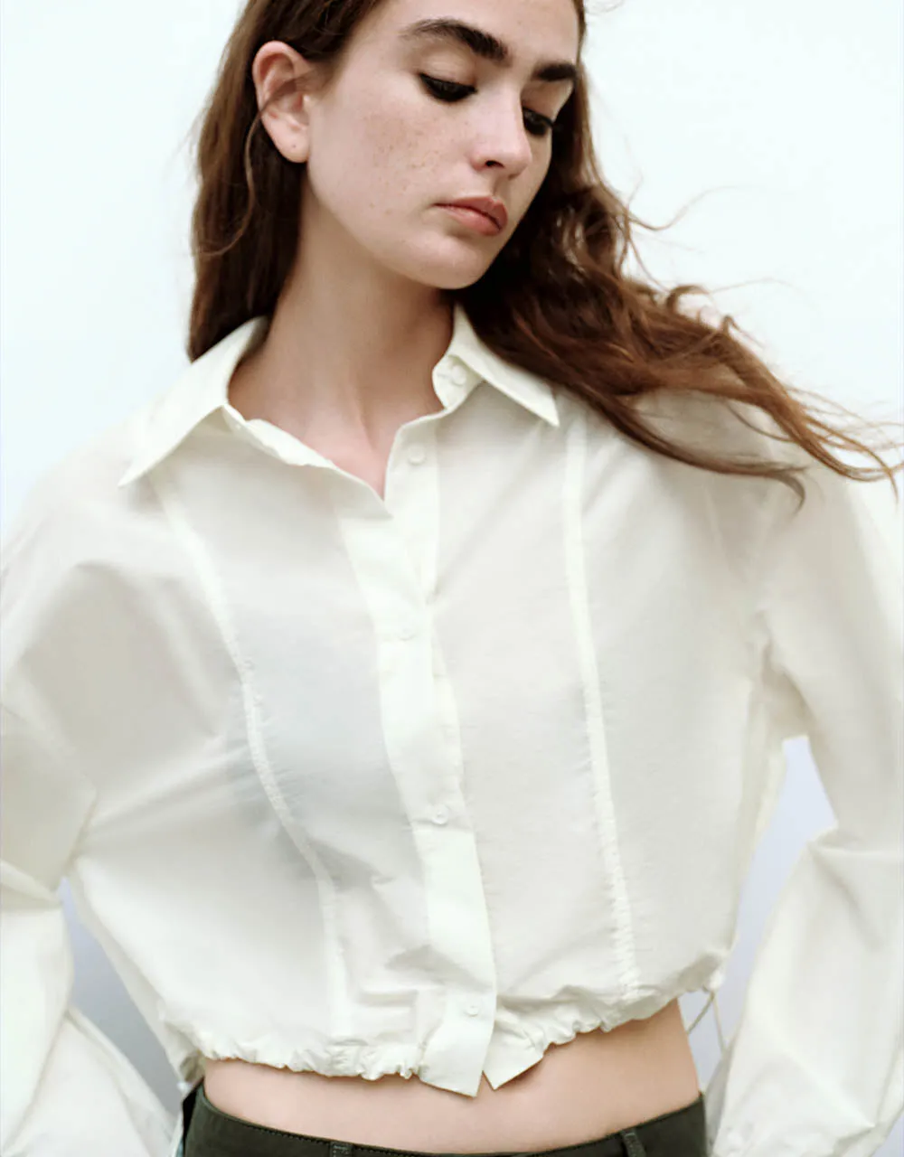 Loose Balloon Shirt sold by Urban Revivo product image thumbnail 3