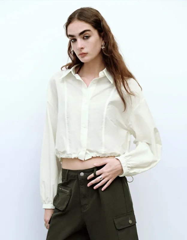 Loose Balloon Shirt sold by Urban Revivo