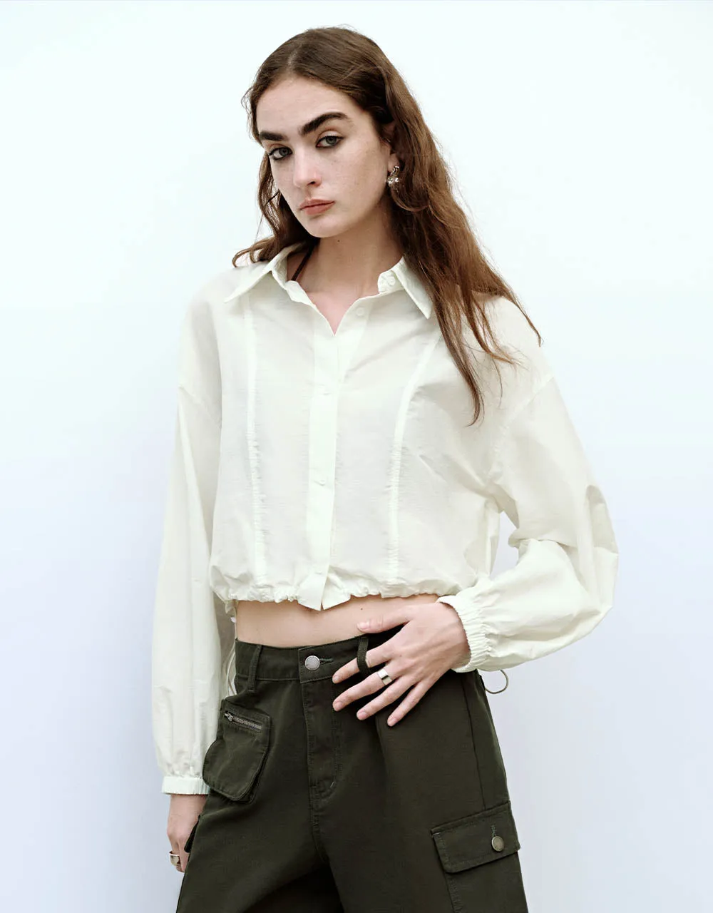 Loose Balloon Shirt sold by Urban Revivo