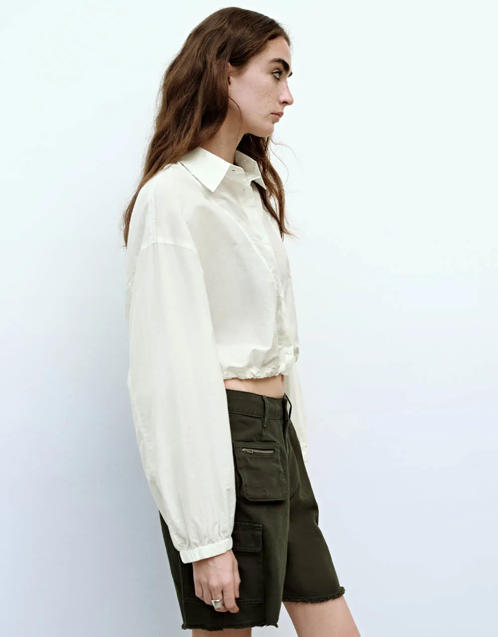 Loose Balloon Shirt sold by Urban Revivo product image thumbnail 2