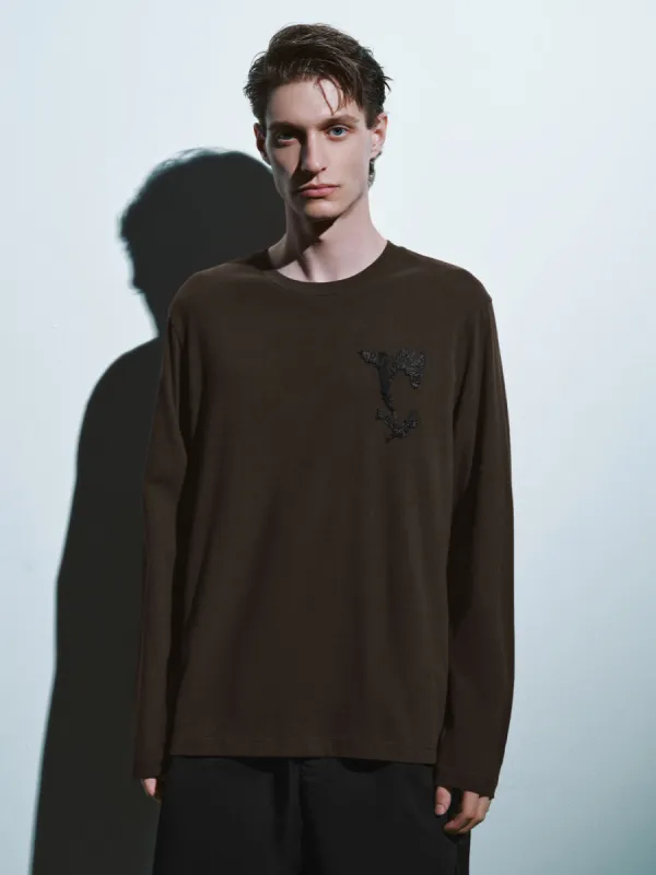 Printed Crew Neck T-Shirt sold by Urban Revivo