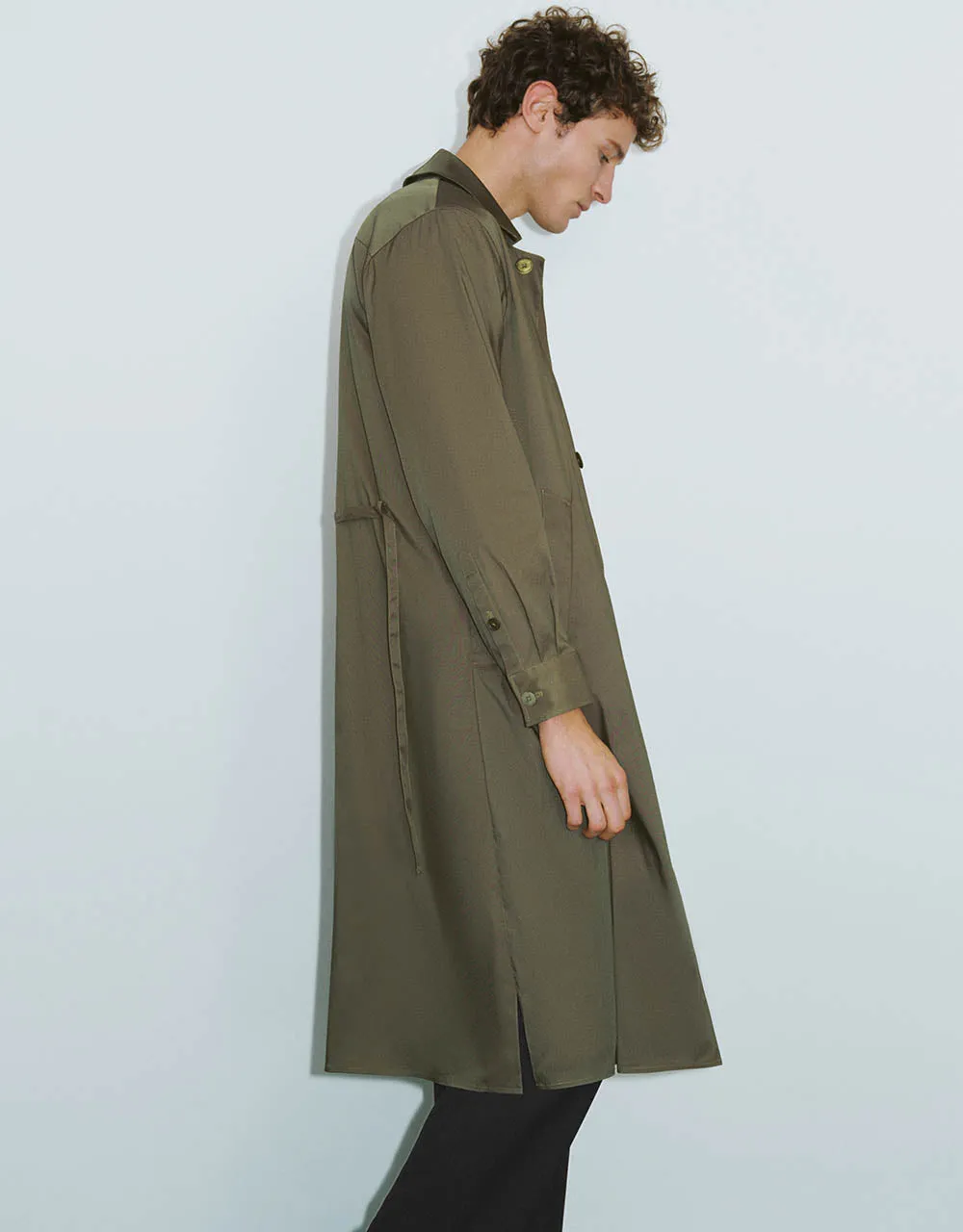 A-Line Trench Coat sold by Urban Revivo product image thumbnail 3