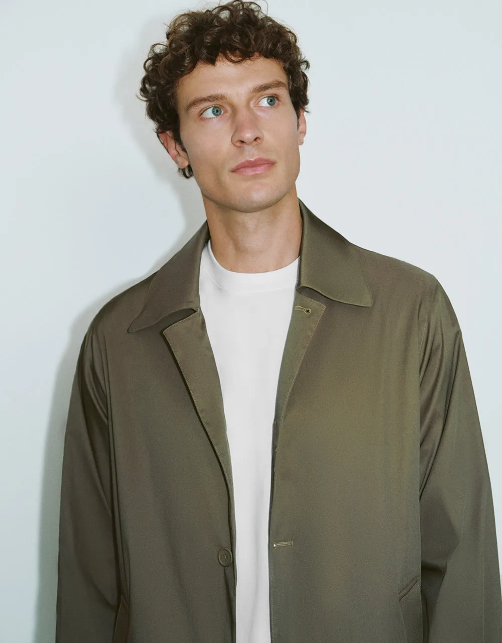 A-Line Trench Coat sold by Urban Revivo product image thumbnail 4