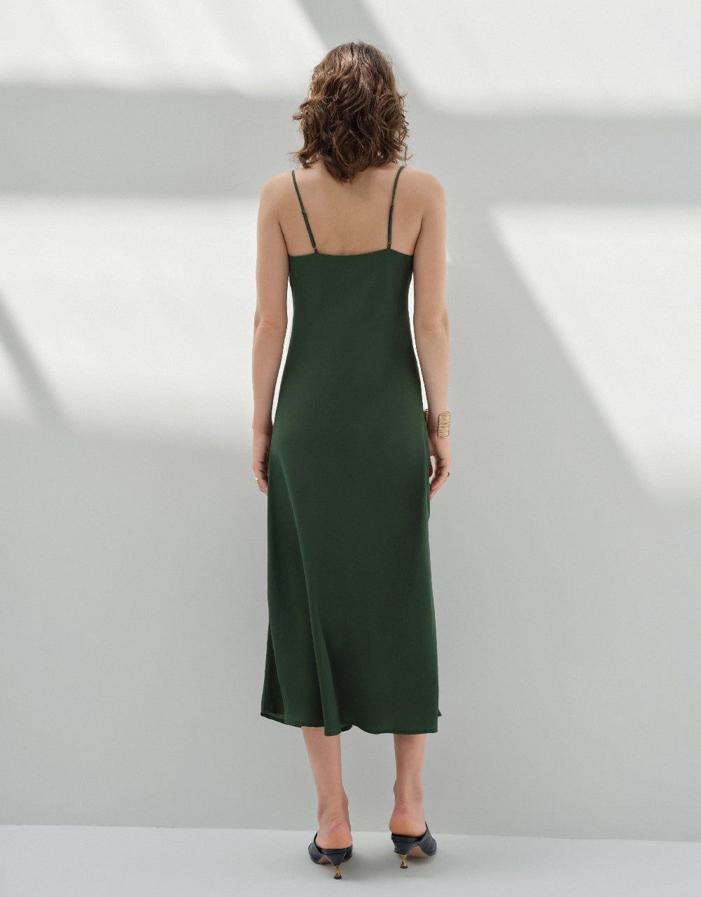 V-Neck A-Line Cami Dress sold by Urban Revivo product image thumbnail 4