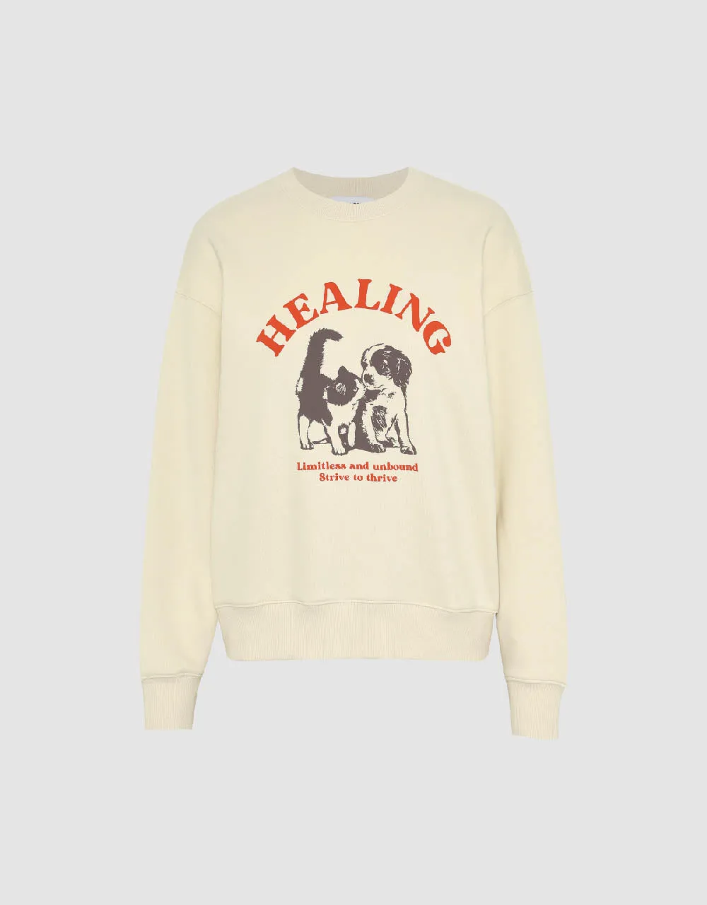 Pets Printed Crew Neck Loose Sweatshirt sold by Urban Revivo product image thumbnail 2