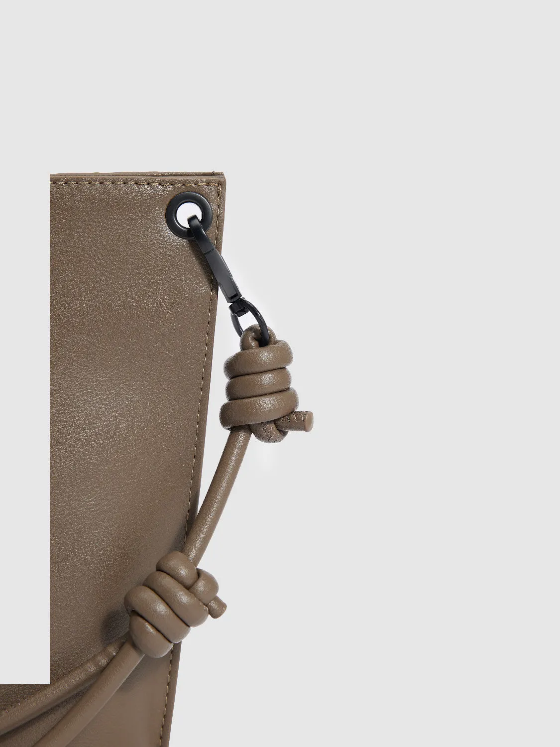 Vegan Leather Crossbody Bag With Knot Strap sold by Urban Revivo product image thumbnail 5