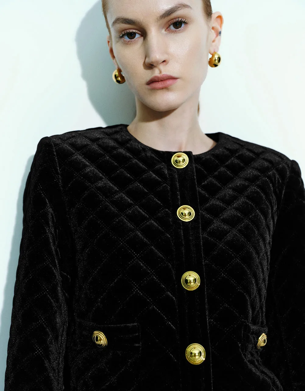 Button Up Straight Jacket sold by Urban Revivo product image thumbnail 5