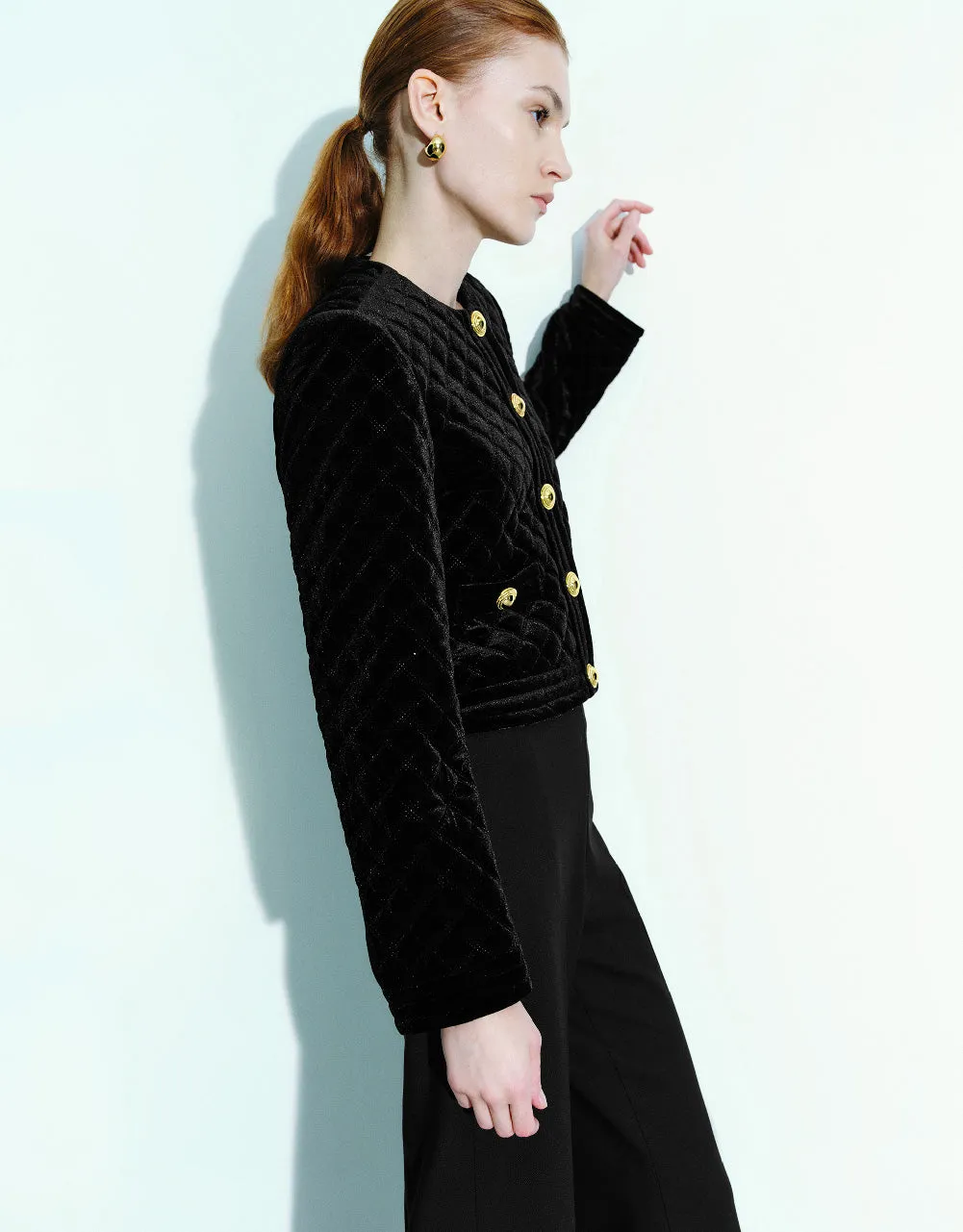 Button Up Straight Jacket sold by Urban Revivo product image thumbnail 3
