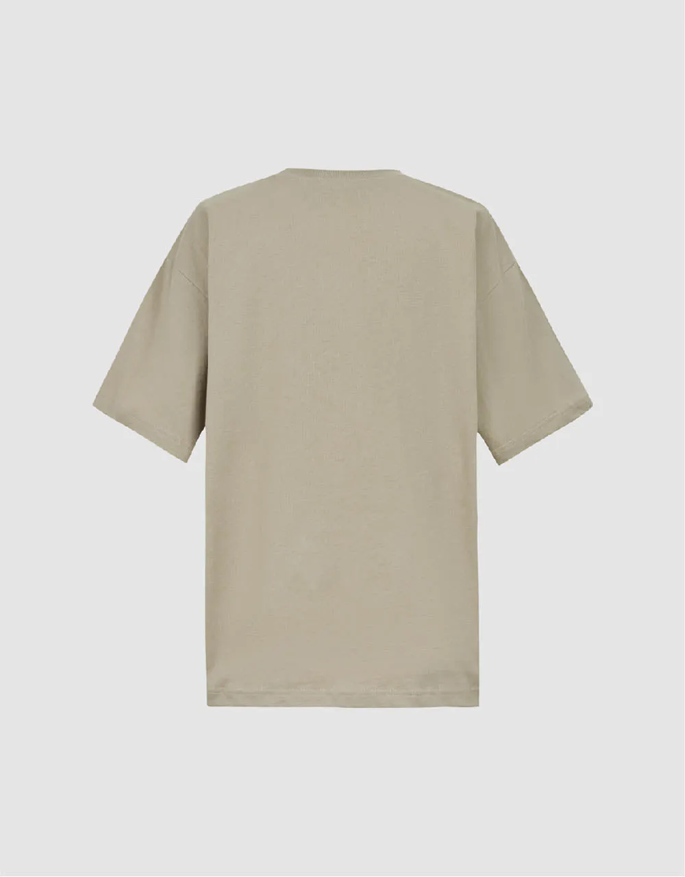Crew Neck Loose T-Shirt sold by Urban Revivo product image thumbnail 5