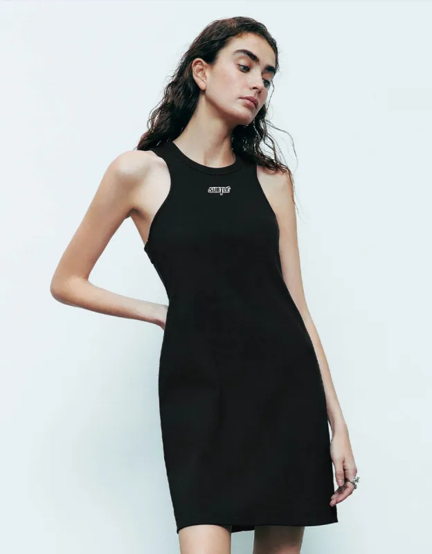 Sleeveless Crew Neck A-Line Dress sold by Urban Revivo