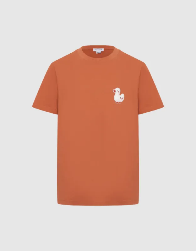 Cartoon Embossed Crew Neck T-Shirt sold by Urban Revivo