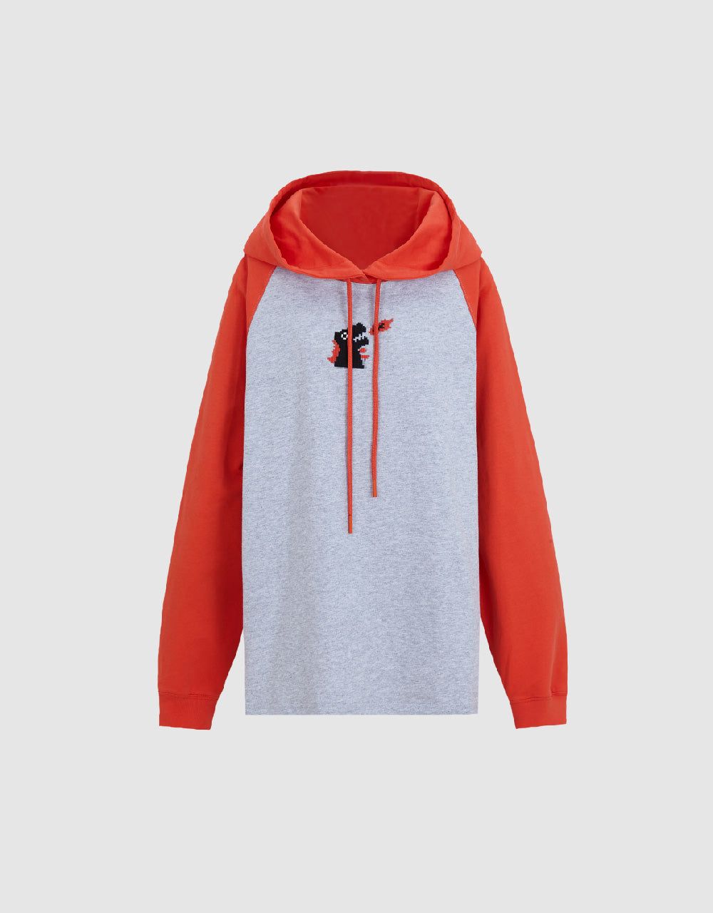 Raglan Sleeve Hooded Loose T-Shirt sold by Urban Revivo