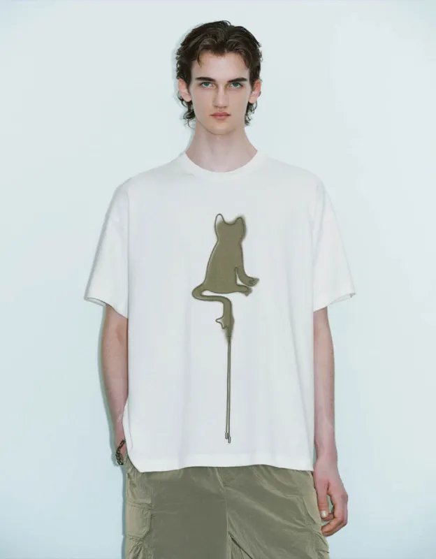 Crew Neck Loose T-Shirt made by Urban Revivo