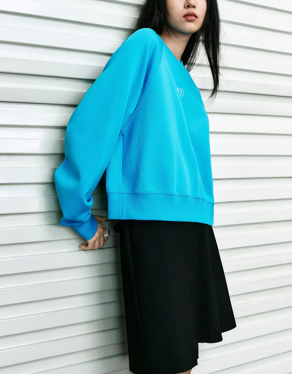 Crew Neck Loose Sweatshirt sold by Urban Revivo product image thumbnail 3