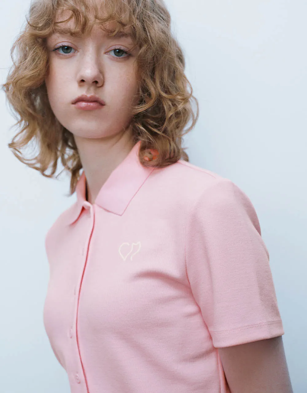 Button Up Polo T-Shirt sold by Urban Revivo product image thumbnail 4
