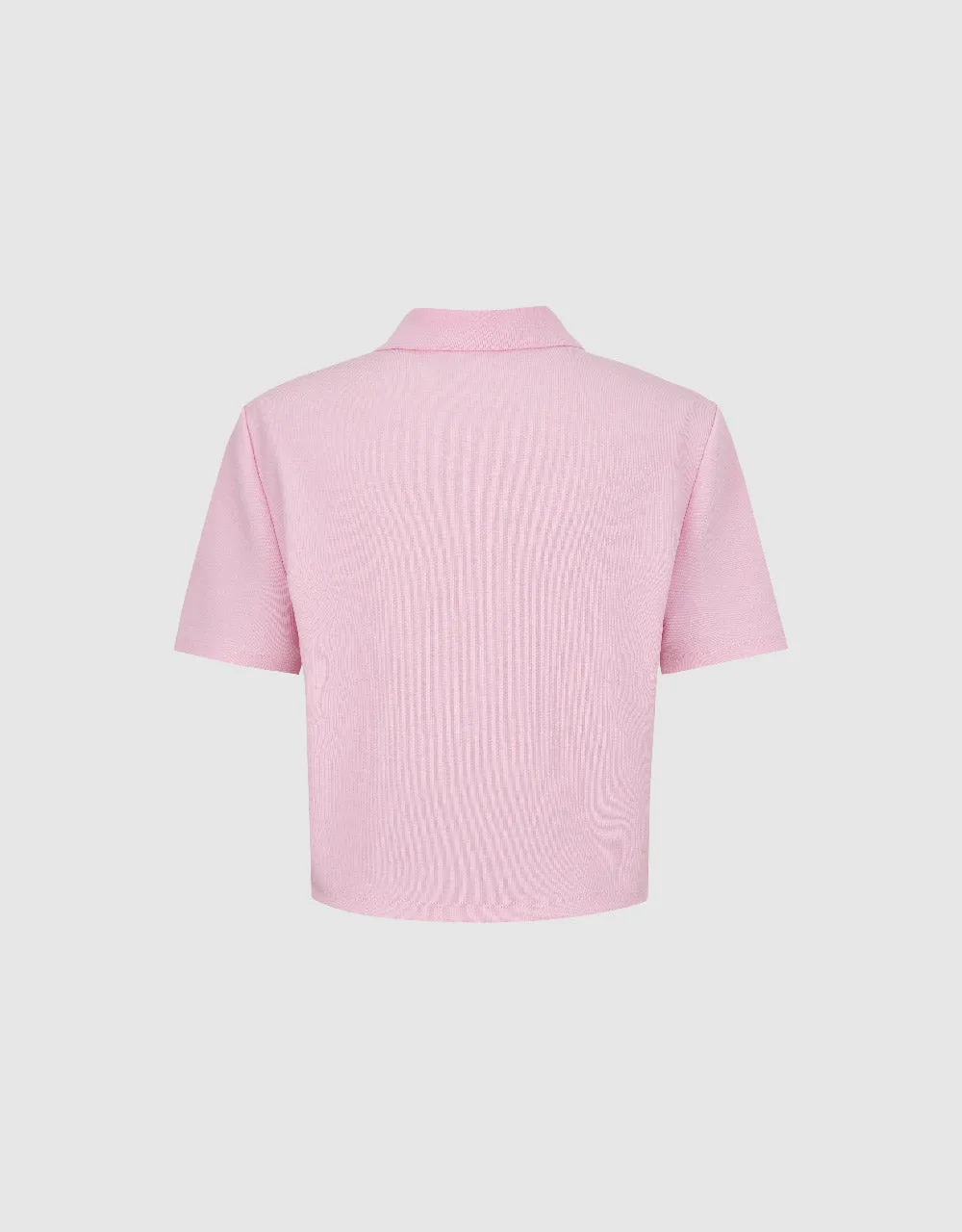 Button Up Polo T-Shirt sold by Urban Revivo product image thumbnail 5