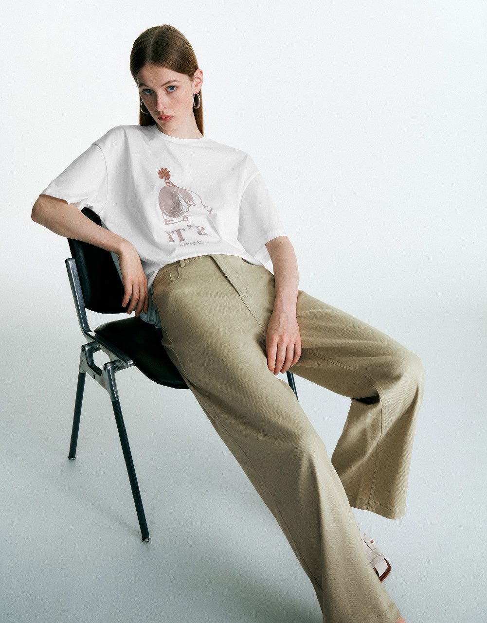 Printed Crew Neck T-Shirt sold by Urban Revivo product image thumbnail 3