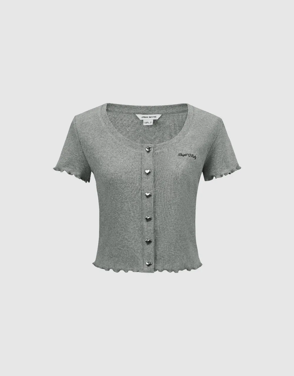 Crew Neck Knitted T-Shirt sold by Urban Revivo product image thumbnail 2