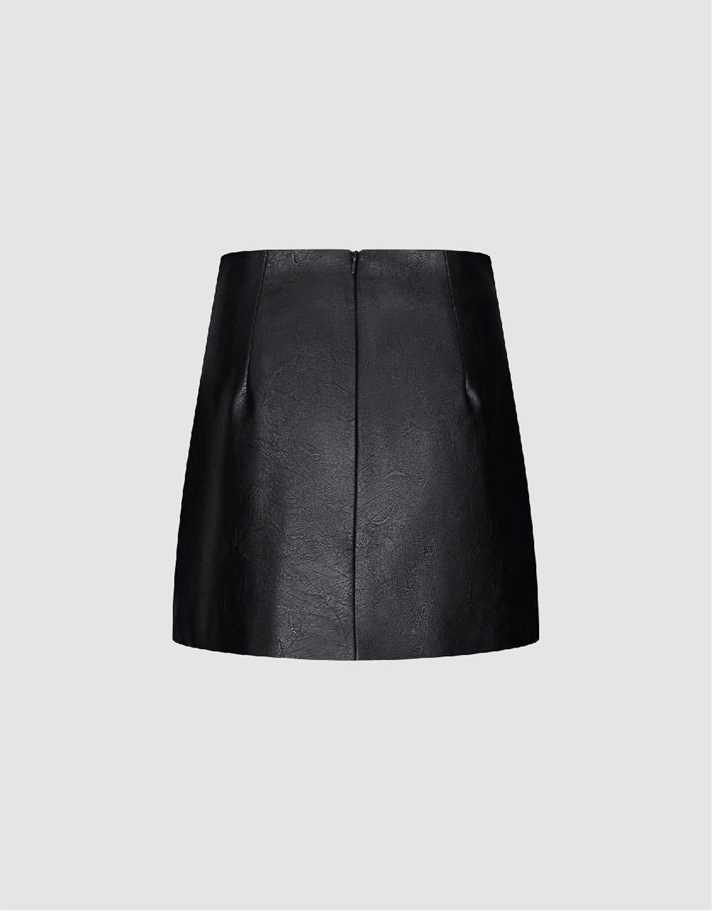Vegan Leather Mini A-Line Skirt sold by Urban Revivo product image thumbnail 3