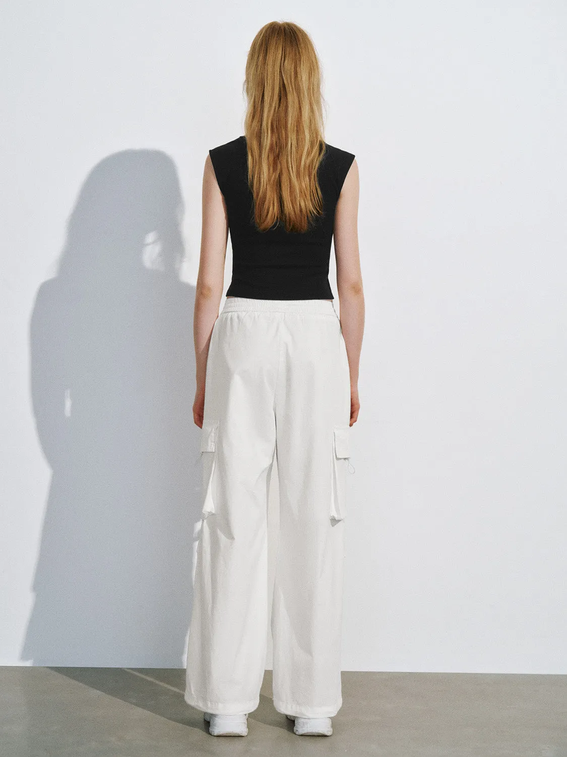 Drawstring Waist Loose Jeans sold by Urban Revivo product image thumbnail 4